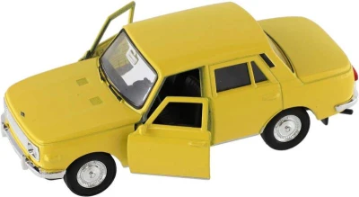 Welly Auto model Wartburg 353 12cm volný chod kov 4 barvy v krabici