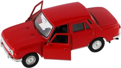 Welly Auto model Wartburg 353 12cm volný chod kov 4 barvy v krabici