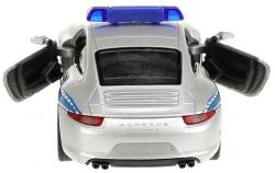 WELLY Auto policie Porsche 911(991) Carrera S kov zpětný chod 12cm