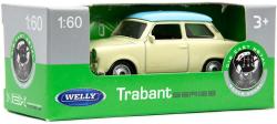 Welly Auto retro model Trabant 7cm volný chod 1:60 kov 3 barvy