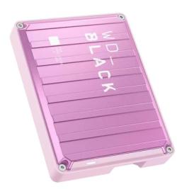 Western Digital WD BLACK P10 Game Drive 2TB, růžový, 2.5", USB 3.2 Western Digital WD BLACK P10 Game Drive 2TB, růžový, 2.5", USB 3.2