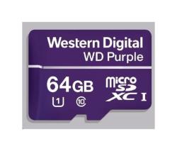 Western Digital WD MicroSDXC karta 64GB Purple WDD064G1P0C Class 10, 16 TBW Western Digital WD MicroSDXC karta 64GB Purple WDD064G1P0C Class 10, 16 TBW