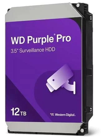 Western Digital WD PURPLE PRO WD122PURP 12TB, SATA III 3.5", 512MB 7200RPM, 272MB/s, CMR