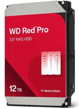 Western Digital WD RED Pro NAS WD122KFBX 12TB SATAIII/600 512MB cache, 267 MB/s, CMR