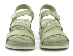 Wild 022056102A2 zelené dámské sandály na klínku