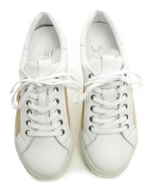 Wild 0311972808571A bielo béžové dámske poltopánky