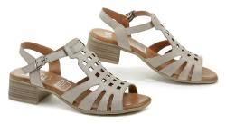 Wild 0611504 šedé dámské sandály na podpatku