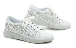 Wild 161-912-L88-B2 bílé dámské polobotky