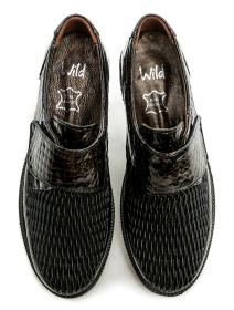 Wild 1694501858-B2 čierne dámske poltopánky