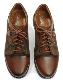 Wild 178925A hnědé pánské polobotky