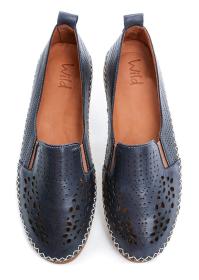 Wild 207V10135 modré dámské mokasíny