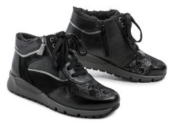 Wild R742-15 čierne dámske zimné topánky