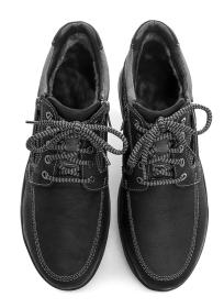 Wild W112 05 černé pánské zimní polobotky