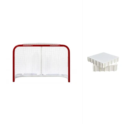 Winnwell 36 Proform Quik Net branka + Hockey Revolution Hockey Tiles desky (8 ks)