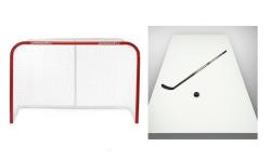 Winnwell 54 Quik Net hokejová bránka + Sport365 strelecká doska 200x100x0,2 cm Winnwell 54 Quik Net hokejová bránka + Sport365 strelecká doska 200x100x0,2 cm