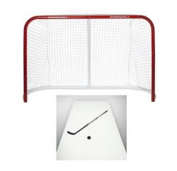 Winnwell 72 Heavy Duty hokejová branka + Sport365 střelecká deska 200x100x0,2 cm Winnwell 72 Heavy Duty hokejová branka + Sport365 střelecká deska 200x100x0,2 cm