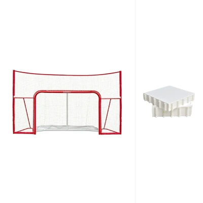 Winnwell 72 ProForm branka s postranní sítí + Hockey Revolution Hockey Tiles puzzle (18 ks)