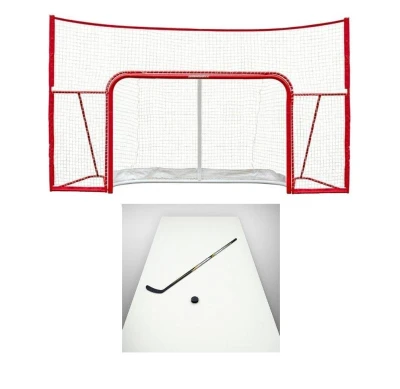 Winnwell 72 ProForm branka s postranní sítí + WINNWELL Shooting Pad Extreme Roll Up 300x150x0,3 cm
