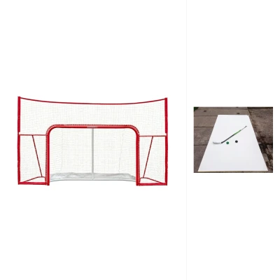 Winnwell 72 ProForm branka s postranní sítí + WINNWELL Shooting Pad Extreme Roll Up 300x150x0,3 cm