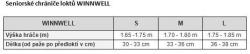 Winnwell Classic Soft SR seniorské lokty POUZE Senior, L (VÝPRODEJ)