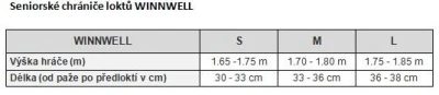 Winnwell Classic Hard SR seniorské lokty