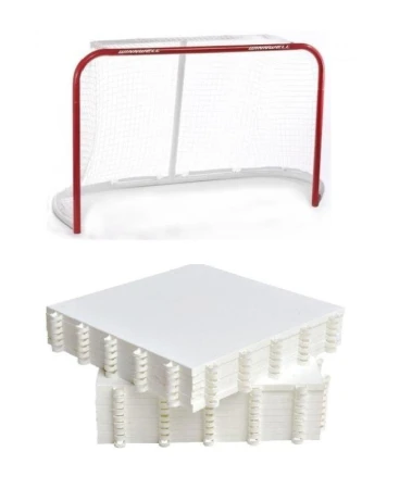 WINNWELL Quik Net 72 branka + Hockey Revolution Hockey Tiles desky (8 ks)