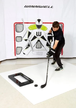 WINNWELL Shooting Pad Extreme střelecká deska + Winnwell 4-Way Passing Aid nahrávač
