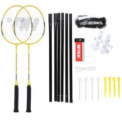 WISH Sada raket na badminton Alumtec 4466, žlutá WISH Sada raket na badminton Alumtec 4466, žlutá
