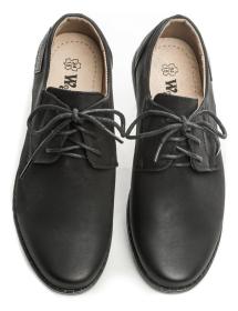 Wojtylko 1377C čierne detské poltopánky