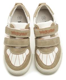 Wojtylko 1617 béžové dětské polobotky