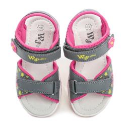 Wojtylko 1S23727F sivoružové detské sandáliky
