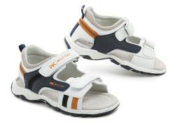 Wojtylko 1S25398B bielo modré detské sandále