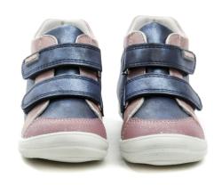 Wojtylko 1T23004 modro růžové dětské polobotky