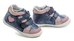 Wojtylko 1T23004 modro ružové detské poltopánky