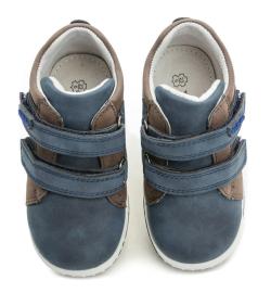 Wojtylko 1T23702 modro hnědé dětské polobotky