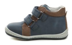 Wojtylko 1T24387 modro hnědé dětské polobotky