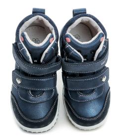 Wojtylko 1T26082 modré dievčenské poltopánky