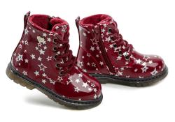 Wojtylko 1Z23007 červené detské zimné topánky