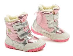 Wojtylko 1Z23030 růžové dětské zimní boty