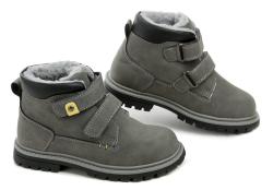 Wojtylko 1Z24124 sivé chlapčenské členkové topánky