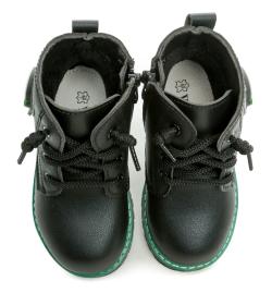 Wojtylko 1Z25057C čierne chlapčenské zimné topánky