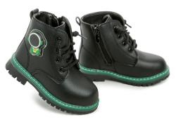 Wojtylko 1Z25057C čierne chlapčenské zimné topánky