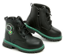 Wojtylko 1Z25057C čierne chlapčenské zimné topánky