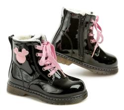 Wojtylko 1Z25060C čierne dievčenské zimné topánky