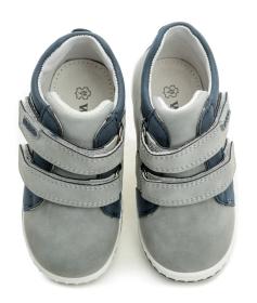 Wojtylko 2T23702 šedo modré detské poltopánky