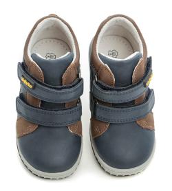 Wojtylko 2T24387 modro hnedé detské poltopánky