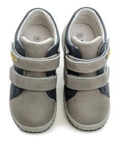 Wojtylko 2T24387 šedo modré detské poltopánky