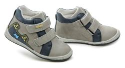 Wojtylko 2T24387 šedo modré detské poltopánky