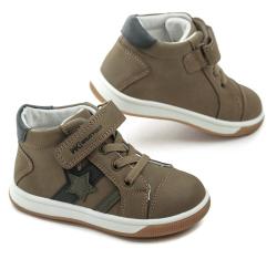 Wojtylko 2T26083 khaki chlapčenské poltopánky