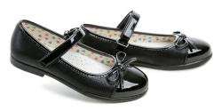 Wojtylko 3B23723C čierne dievčenské topánky